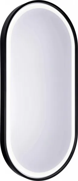 HOPA - Zrkadlo s LED osvetlením ERFURT BLACK - Rozmer A - 50 cm, Rozmer C - 100 cm OLNZERF5010B