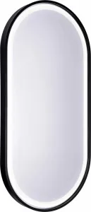 HOPA - Zrkadlo s LED osvetlením ERFURT BLACK - Rozmer A - 50 cm, Rozmer C - 100 cm OLNZERF5010B