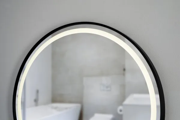 HOPA - Zrkadlo s LED osvetlením TANNA BLACK OLNZTAN70B