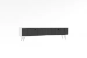 TV stolík Alberi - Anthracite, White