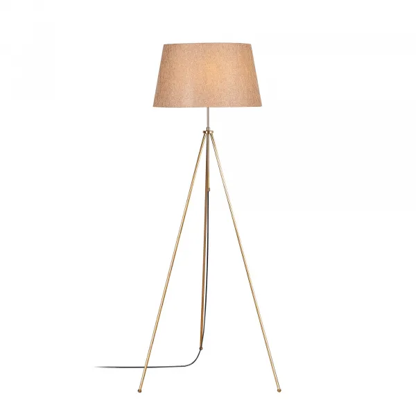 ASIR Stojacia lampa TRIPOD vintage svetlohnedá
