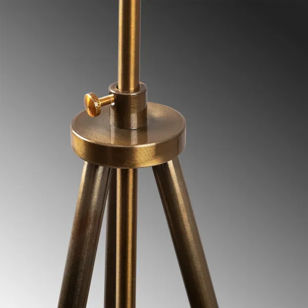 ASIR Stojacia lampa TRIPOD vintage svetlohnedá
