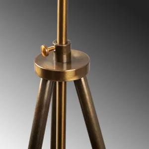 ASIR Stojacia lampa TRIPOD vintage svetlohnedá