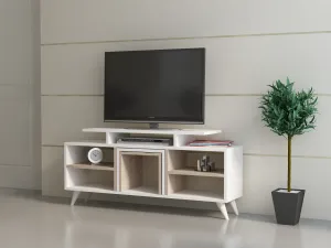 ASIR TV stolík KUTAY biely
