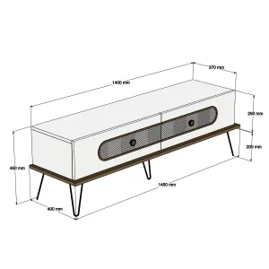 TV stolík Ekol - Oak