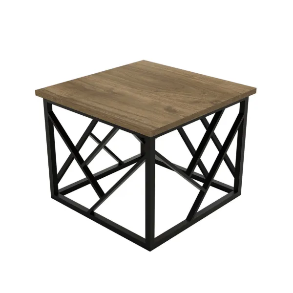 Konferenčný stolík Woda - Walnut, Black