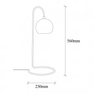 Stolná lampa Yılan - NT - 121