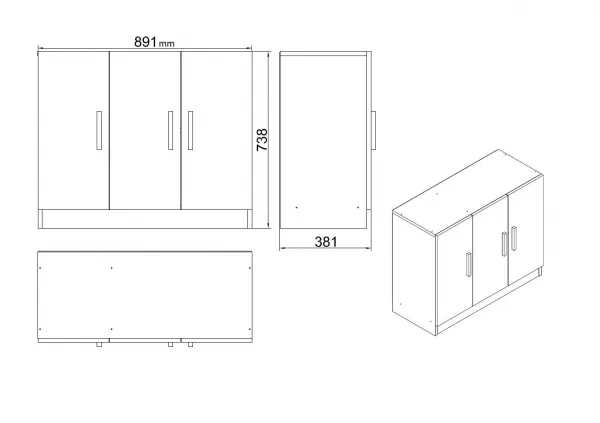 Office Furniture Set Vo14-Ob