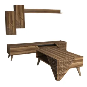 Living Room Furniture Set Beril - Walnut