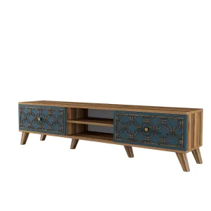 TV stolík Class - Walnut, Chalcedony