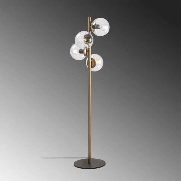 ASIR Stojacia lampa FAZE - NT - 116 zlatá