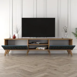 TV stolík Class - Walnut, Chalcedony