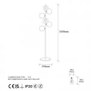 ASIR Stojacia lampa FAZLI - 10510