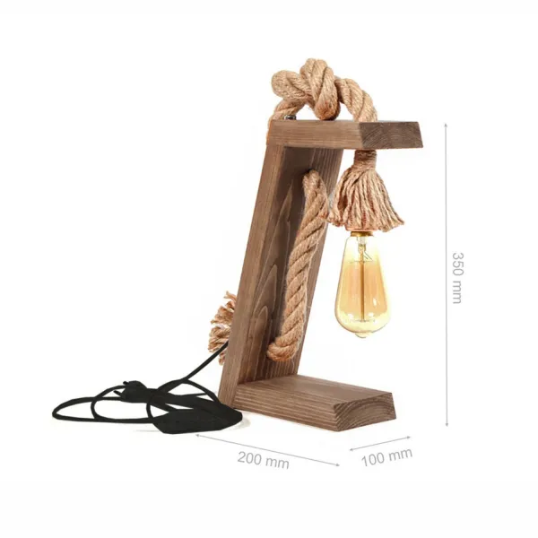 ASIR Stolná lampa PP166 orech
