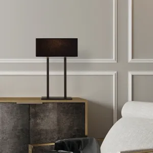 ASIR Stolná lampa SALIHINI - MR-615 čierna