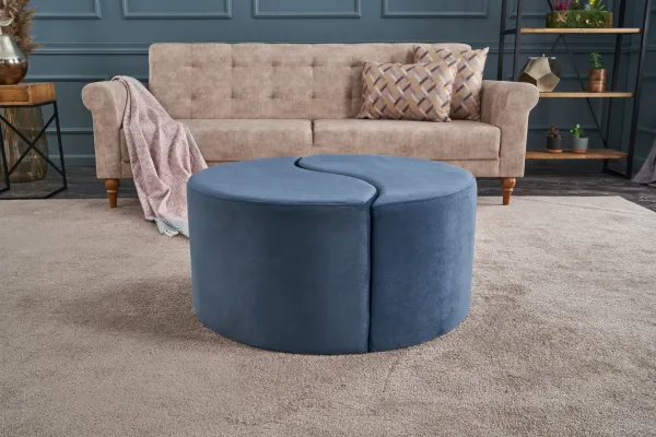 Stolička Alis Pouf Blue