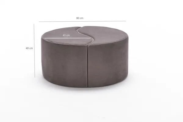 Stolička Alis Pouf Mink