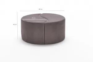 Stolička Alis Pouf Mink