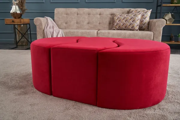 Stolička Alya Pouf Red