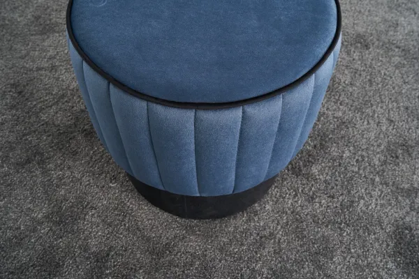 Hanah Home Taburet ROSE modrý