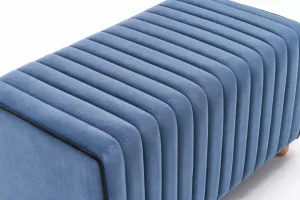 Stolička Mabel Pouf Blue