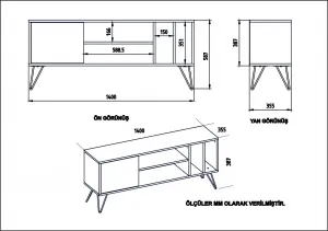 TV stolík Mistico Orech