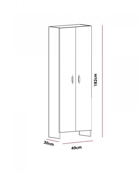 ASIR Skriňa ATLANTIS biela