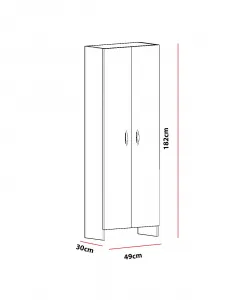ASIR Skriňa ATLANTIS biela