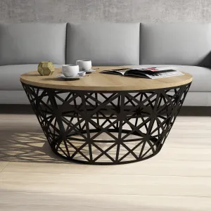 Konferenčný stolík Stil Metal Ferforje - Oak