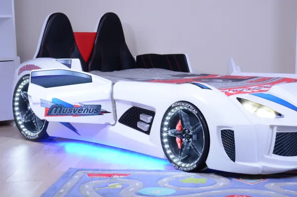 ASIR Detská posteľ auto CAR biela