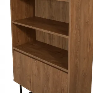 ASIR Regál REA orech, čierny