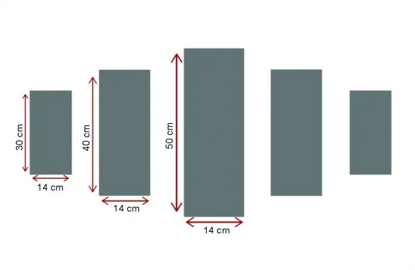 ASIR Súbor obrazov na plátne ROČNÉ OBDOBIA 82 cm