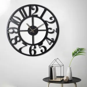 ASIR Nástenné hodiny ČISLA XL 70 cm kovové