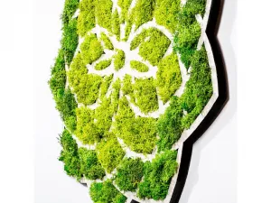 Wallity Nástěnná MDF dekorace Daisy zelená