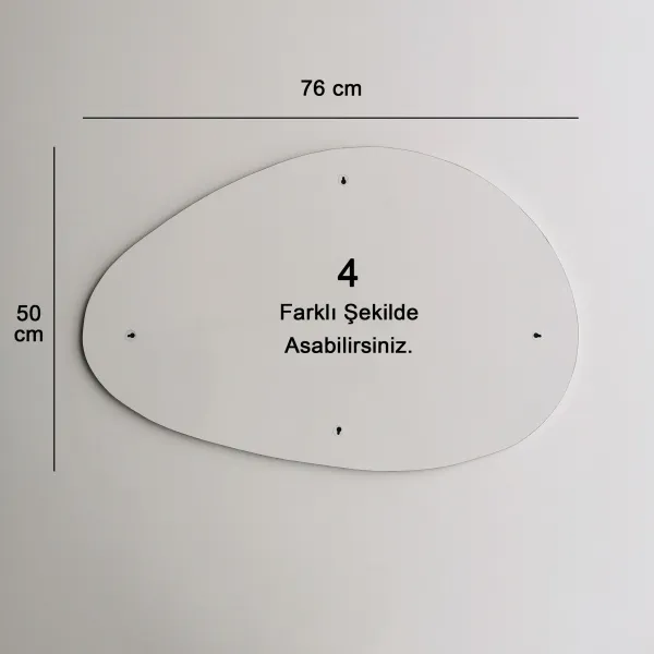 ASIR Zrkadlo ANYA čierne