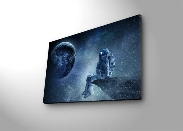 ASIR Obraz na plátne ASTRONAUT s led osvetlením 45 cm