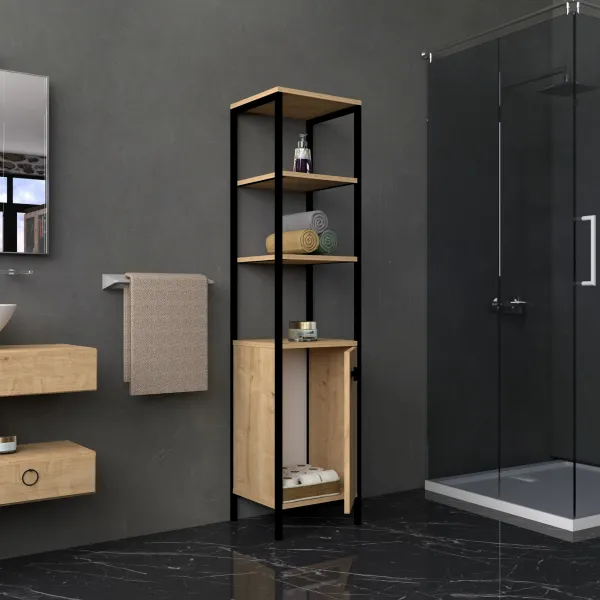 Regálová jednotka Derin Anthracite a Sapphire
