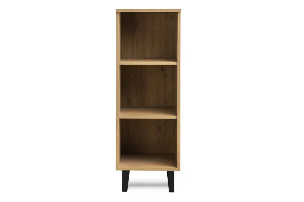 KONSIMO Regál FRISK 3 police dub čierna 40 x 117 x 46 cm