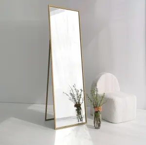 Stojace zrkadlo Cool - Gold