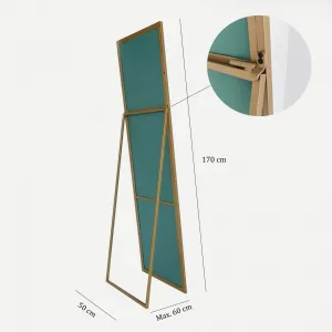 Stojace zrkadlo Cool - Gold