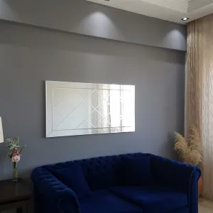 ASIR Zrkadlo CRYSTAL strieborné