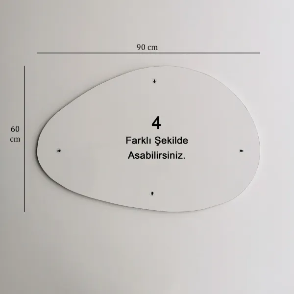 ASIR Zrkadlo PORTO čierne
