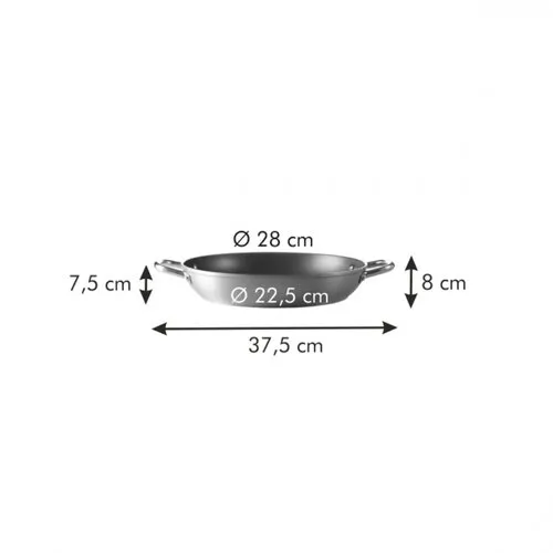 TESCOMA panvica hlboká GrandCHEF ø 28 cm, 2 úchyty 