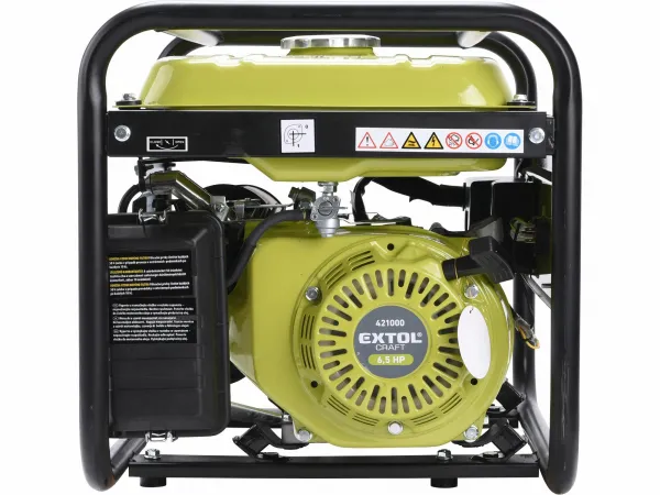 EXTOL CRAFT 421000 Elektrocentrála rámová benzínová, 1F, 2,8kW/230V