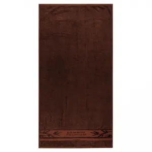 4Home Osuška Bamboo Premium tmavohnedá, 70 x 140 cm