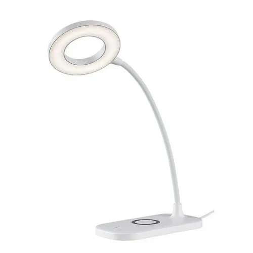 Rabalux Stolná LED lampa HARDIN, 5W, 210 lm, 2700-6000 K, biela, 16,5 x 29 cm