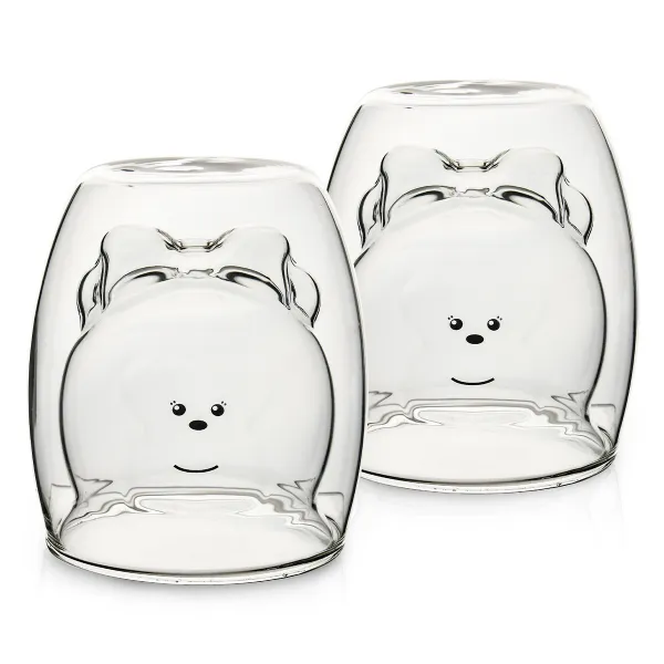 4Home Termo pohár Hot&Cool Lady Bear 250 ml, 2 ks
