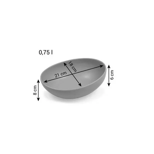 Tescoma Miska FANCY HOME Stones 17 cm, biela