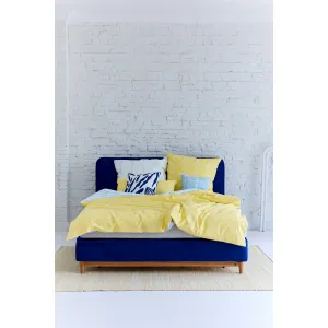 Tom Tailor Bavlněné povlečení Crisp White & Sky Blue, 140 x 200 cm, 70 x 90 cm