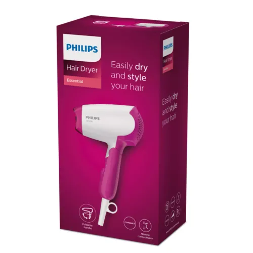 Philips DryCare Essential BHD003/00 cestovný fén na vlasy BHD003/00 1 ks